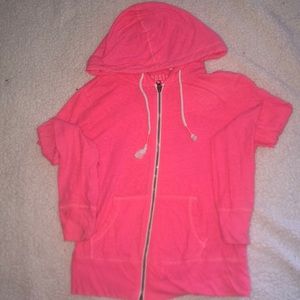 Bright pink zip up!